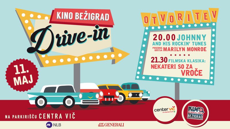 Kmalu se boste lahko ponovno zapeljali v edini DRIVE-IN KINO v Sloveniji! (foto: Drive-in)
