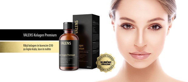 Valens Kolagen Premium - za sijočo kožo, lase in nohte (foto: Valens Press)