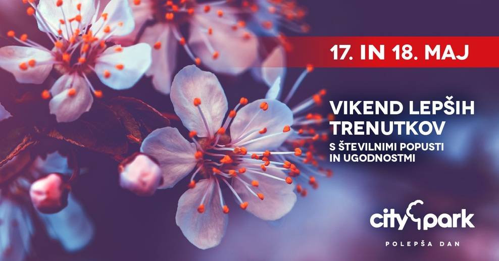 Citypark vabi na vikend lepših trenutkov s popusti (foto: Citypark Press)