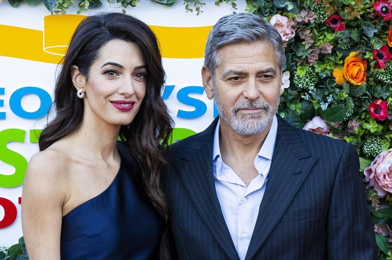 George in njegova lepa soproga Amal, s katero ima dva otroka. (foto: Profimedia Profimedia, Mega Agency)