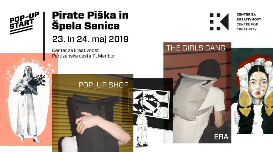 Pop-Upstart predstavlja Pirate Piška in Špelo Senico (foto: Pop-Upstart Press)
