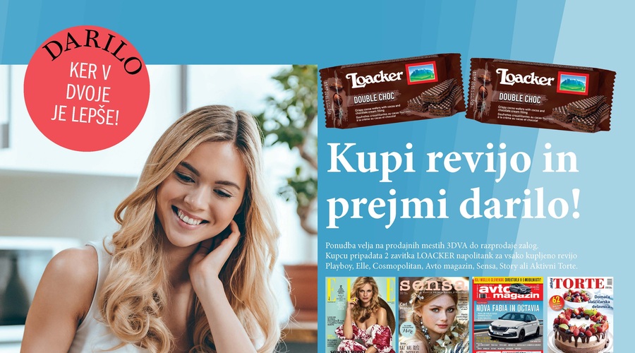 Na prodajnih mestih 3DVA ob nakupu revije prejmete tudi darilo! (foto: adriamedia)