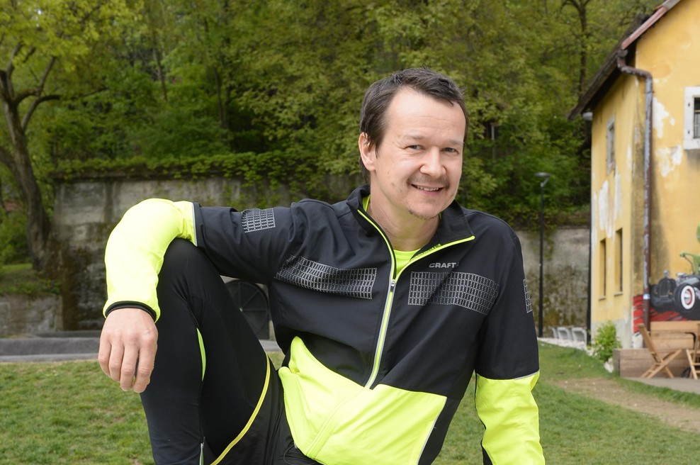 Dan z Andrejem Težakom-Teškyjem: Tekaška dogodivščina (foto: Primož Predalič)