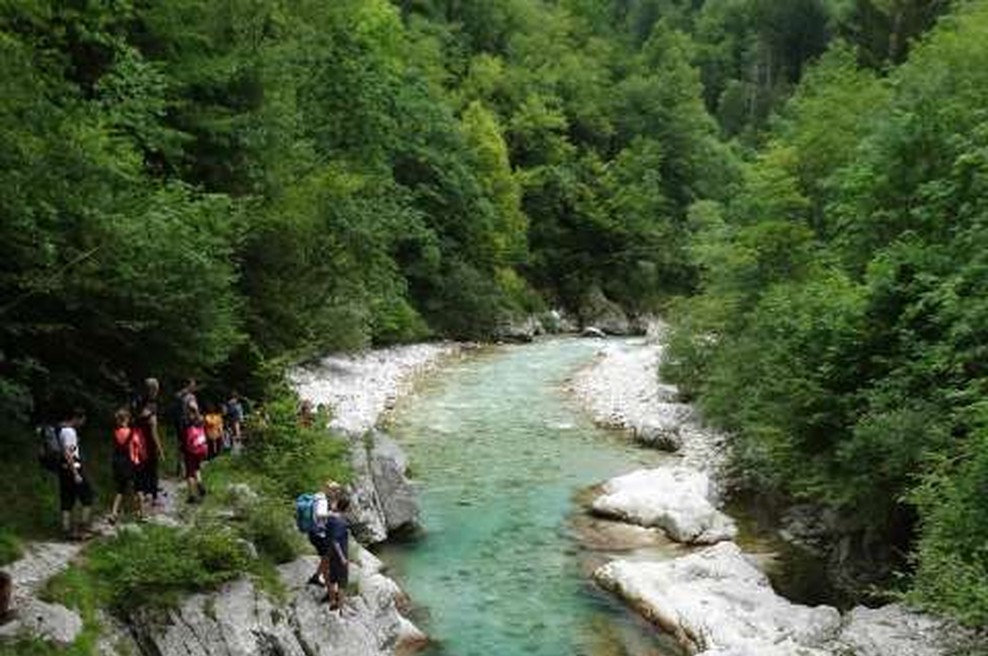Na območju trdnjave Kluže na Bovškem pogrešan 23-letni Britanec (foto: STA)
