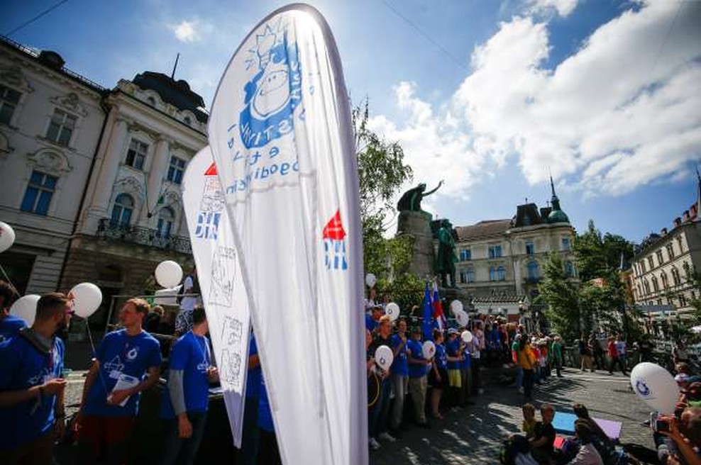 Mostovi, trgi in ulice Ljubljane bodo polni znanosti - začenja se Znanstival (foto: STA)