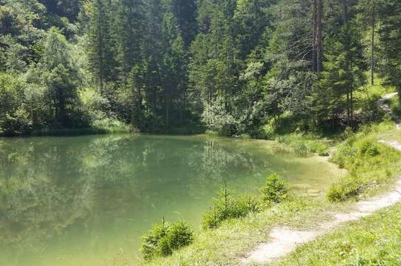 V jezeru Kreda so našli truplo (foto: Aljoša Rehar/STA)
