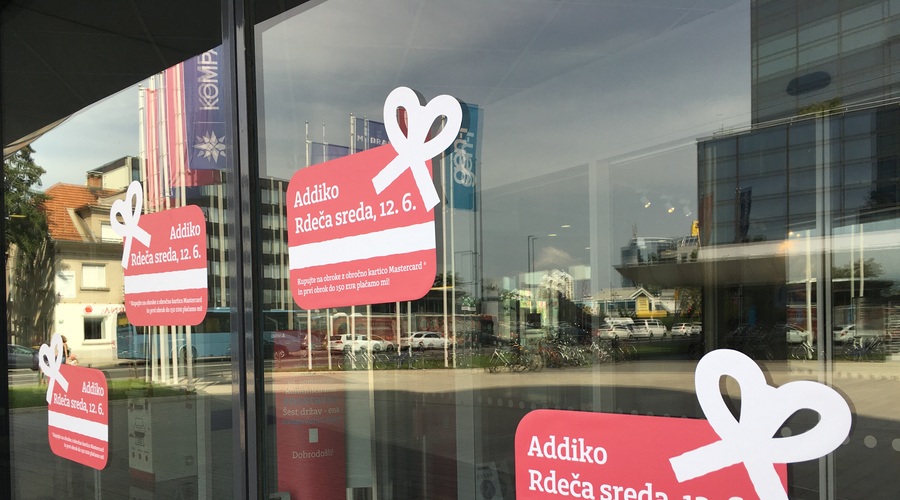 Addiko banka vam na 'Rdečo sredo' podari prvi obrok (foto: Addiko Press)