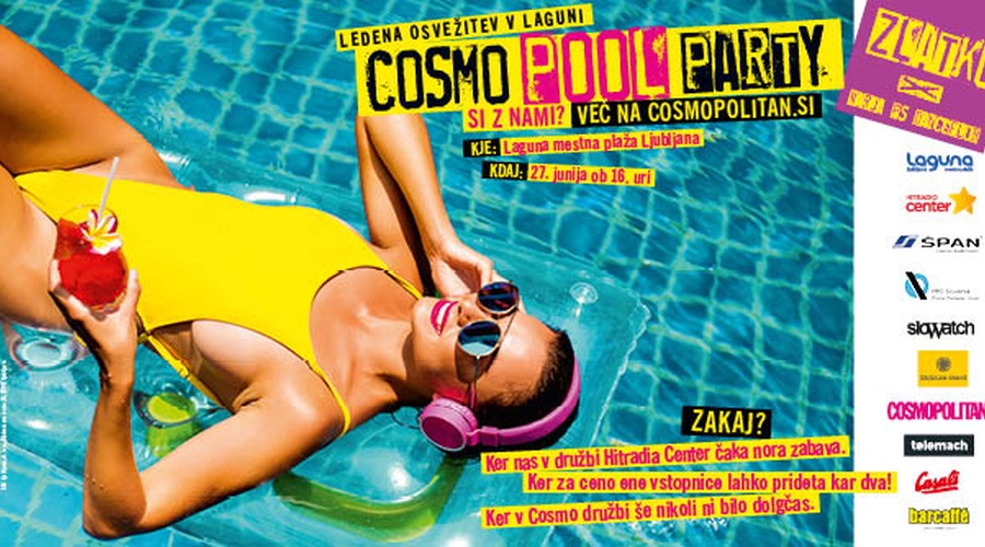 Prihaja 2. COSMO POOL PARTY! (foto: Promocijsko gradivo)