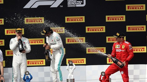 Hamilton spet slavil - bo tako tudi na dirki za VN Avstrije?