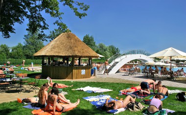 Osvežitev na Mestni plaži Ljubljana kot nalašč za pasje vroče dneve!