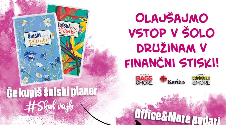 Olajšajmo vstop v šolo družinam v finančni stiski (foto: Office&More Press)