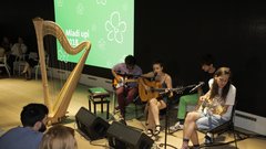 Energijo so dvignili tudi mladi glasbeniki iz Kisovca, zasedba Koala Voice.