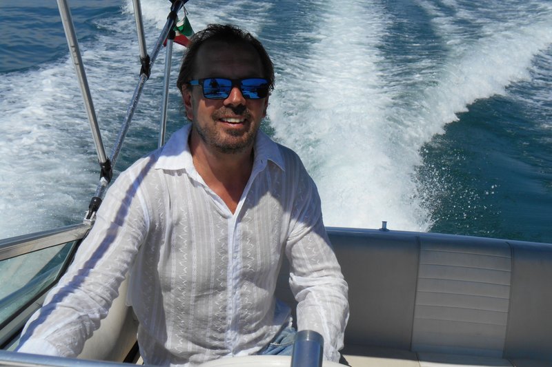 Gianni Rijavec se poleti prelevi v strastnega mornarja (foto: Osebni album)