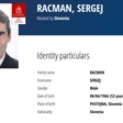 Sergeja Racmana zdaj išče tudi Interpol