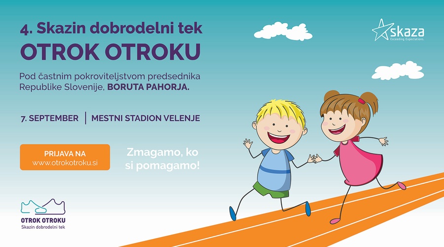 Otroci bodo ponovno tekli za otroke (foto: Skazin dobrodelni tek Otrok otroku)