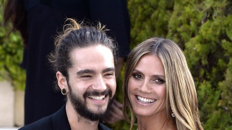 Tom Kaulitz in Heidi Klum sta velik korak storila kar na skrivaj