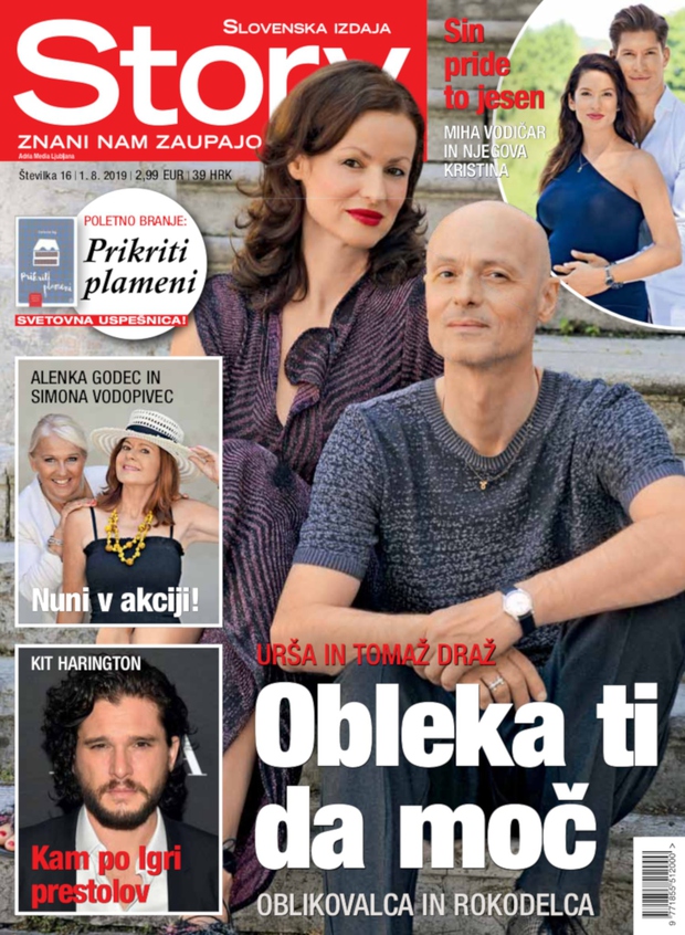 Urša in Tomaž Draž: "Obleka ti da moč." (foto: story)