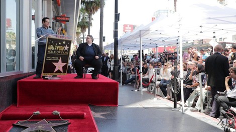 Guillermo del Toro z zvezdo na hollywoodskem Pločniku slavnih