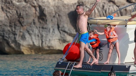 Robbie Williams uživa na počitnicah na Formenteri