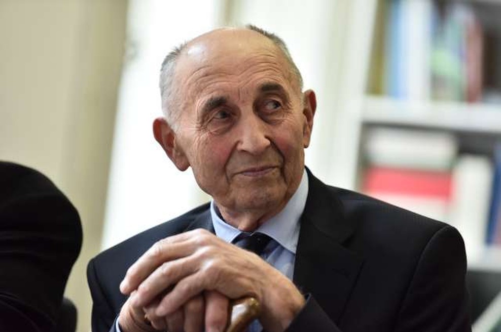 Poslovil se je prvi predsednik Slovenske kmečke zveze Ivan Oman (foto: STA/Tamino Petelinšek)