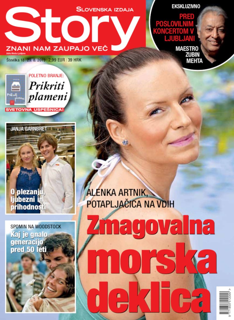 Alenka Artnik, potapljačica na vdih: Zmagovalna morska deklica (foto: story)