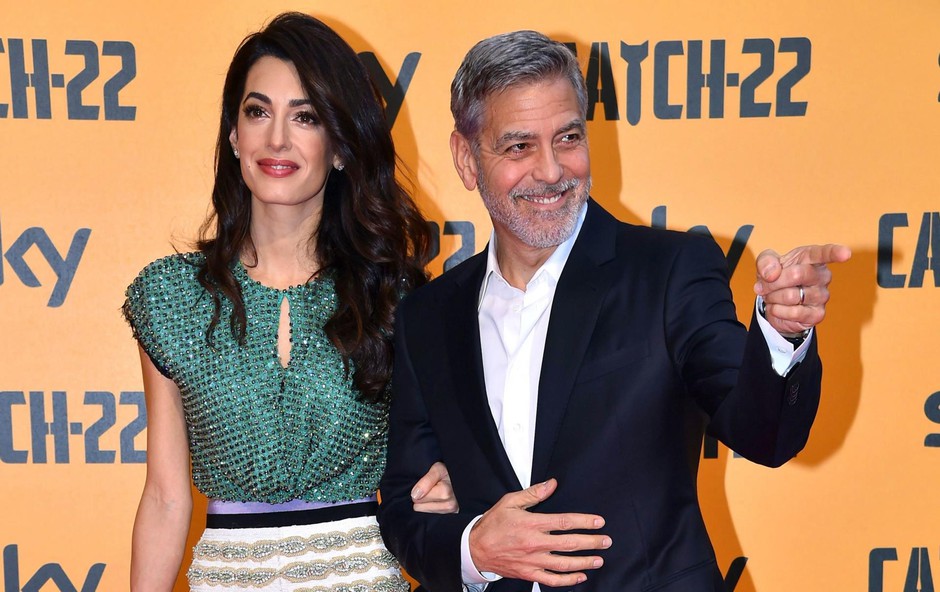 George Clooney in soproga Amal vedno znova poskrbita za govorice. (foto: Profimedia)