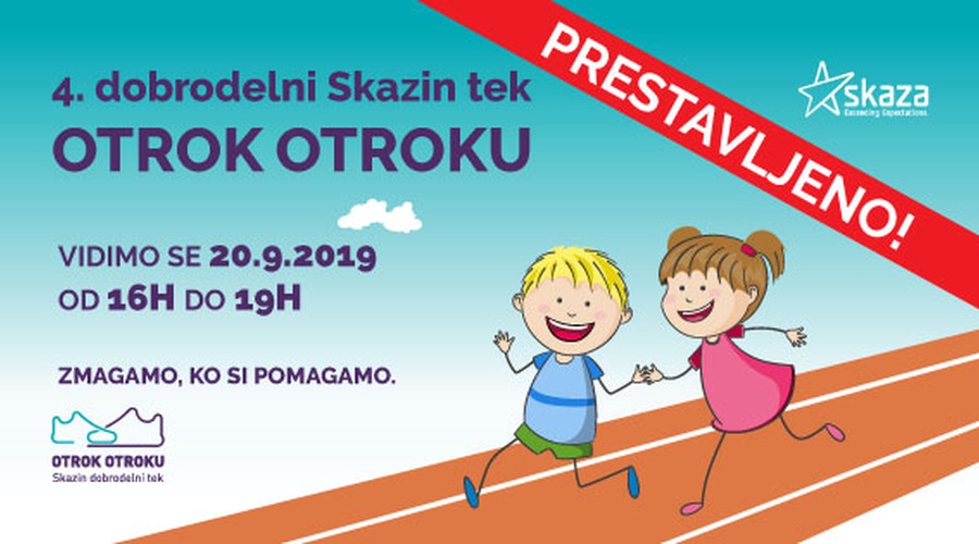Tek Otrok otroku prestavljen na 20. september (foto: Skaza Press)