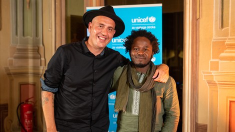 Svetovno znani UNICEF-ov ambasador Ishmael Beah obiskal Slovenijo