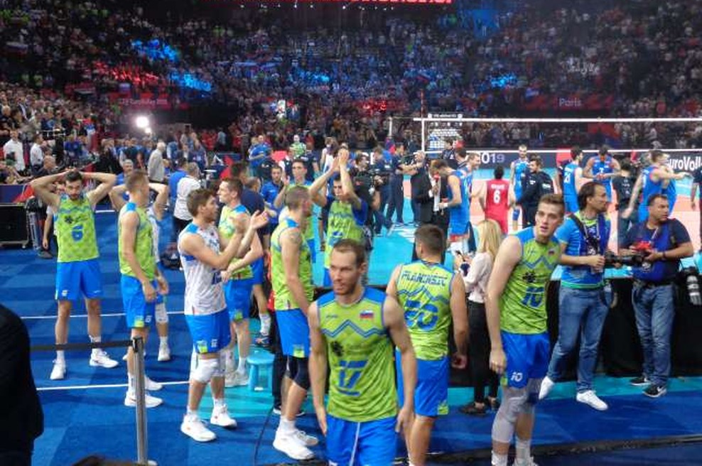 Srbija v finalu EP boljša od Slovenije (foto: STA)