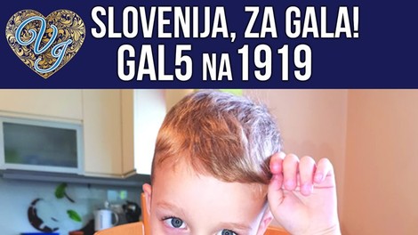 Slovenija za Gala: pomagajmo skupaj Galu Štefliču!
