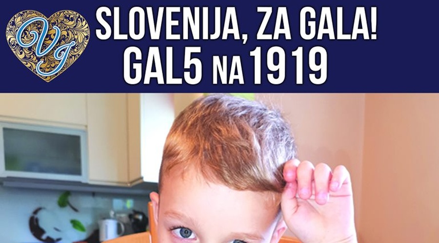 Slovenija za Gala: pomagajmo skupaj Galu Štefliču! (foto: Humanitarno Press)