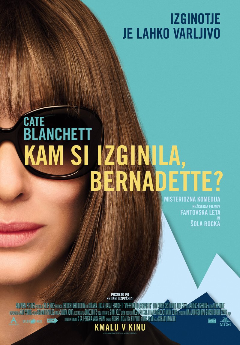 11. LET REVIJE STORY: vabilo na premiero filma Kam si izginila, Bernadette? (foto: FOTO: promocijski material)