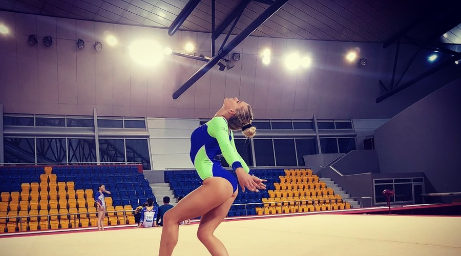 »Mislim, da je gimnastika v Sloveniji premalo cenjena, glede na to, kako težka je« (foto: FOTO: osebni arhiv)