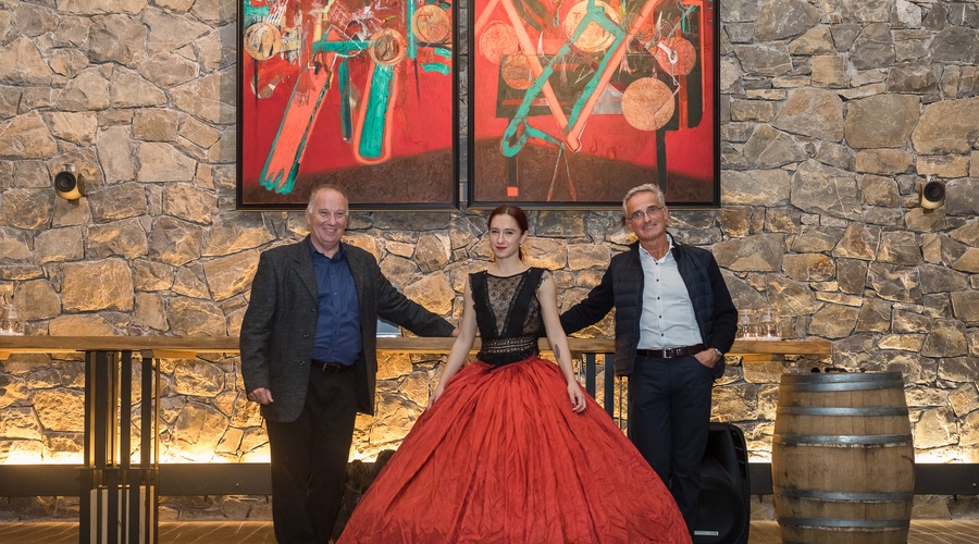 Odprtje nove razstave v Galeriji Gredič: Boris Zaplatil "Med nebom in zemljo" (foto: FOTO: Matic Grmek)