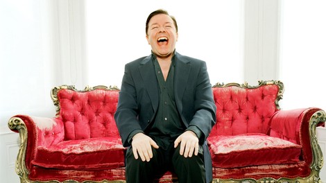 Komik Ricky Gervais petič v vlogi voditelja podelitve zlatih globusov