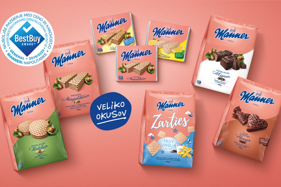 Nagrado Best Buy Award v kategoriji napolitank je prejel Manner (foto: Promocijsko gradivo)