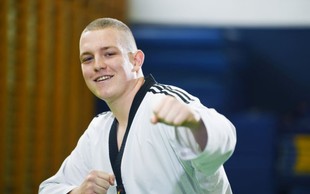 Državni prvak v taekwondoju z izrednim občutkom za soljudi želi postati fizioterapevt