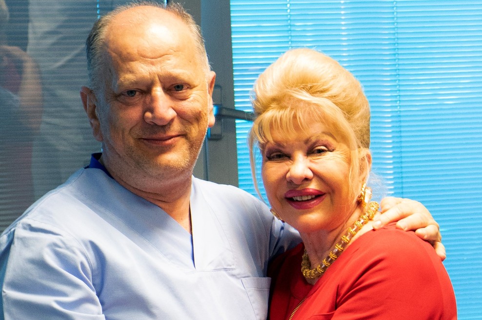 Ivana Trump, Franco Nero in Armand Assante dioptrijo lasersko odpravili v Kliniki Svjetlost (foto: Promocijsko gradivo)