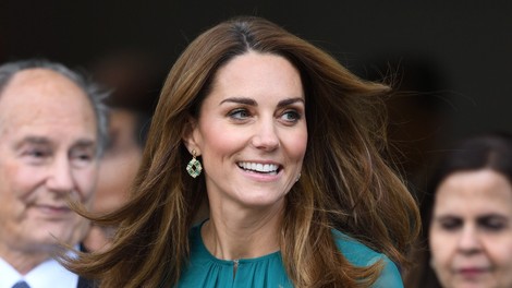 Zelena obleka Kate Middleton, ki je odlična izbira za praznični december