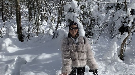 Monika Zorčič komaj čaka prvi sneg
