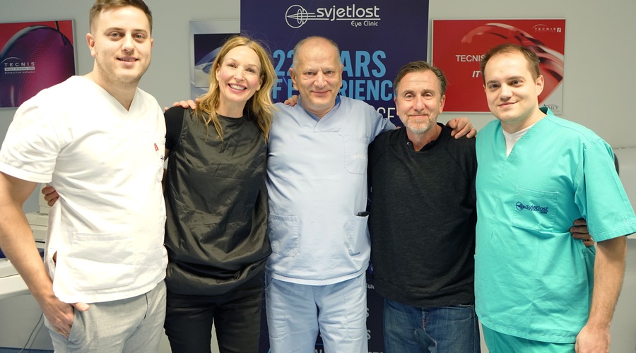 V Kliniki Svjetlost vid povrnili igralcu Timu Rothu, ki navdušuje v filmih Quentina Tarantina:»Moje oči ne lažejo več.« (foto: Promocijsko gradivo)