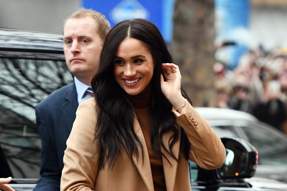 Meghan Markle prvič v tem letu v javnosti, v Lodonu je pokazala novo podobo in čudovito modno kombinacijo (foto: Profimedia)