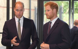 Princ Harry in princ William sta se poslovila vse prej kot mirno in bratsko