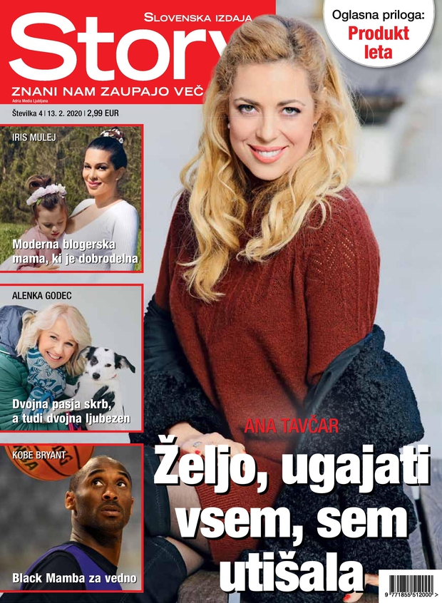 TV-voditeljica Ana Tavčar za Story: Ljudje si dovolijo marsikaj (foto: Story)