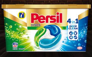 PRODUKT LETA 2020: pralne kapsule Persil Discs Regular Box 22 pranj 275g