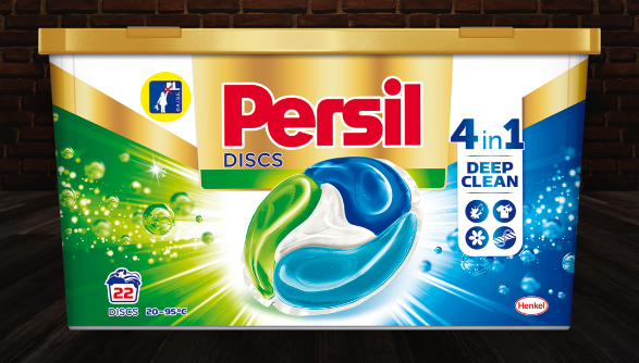 PRODUKT LETA 2020: pralne kapsule Persil Discs Regular Box 22 pranj 275g (foto: promocijski material)