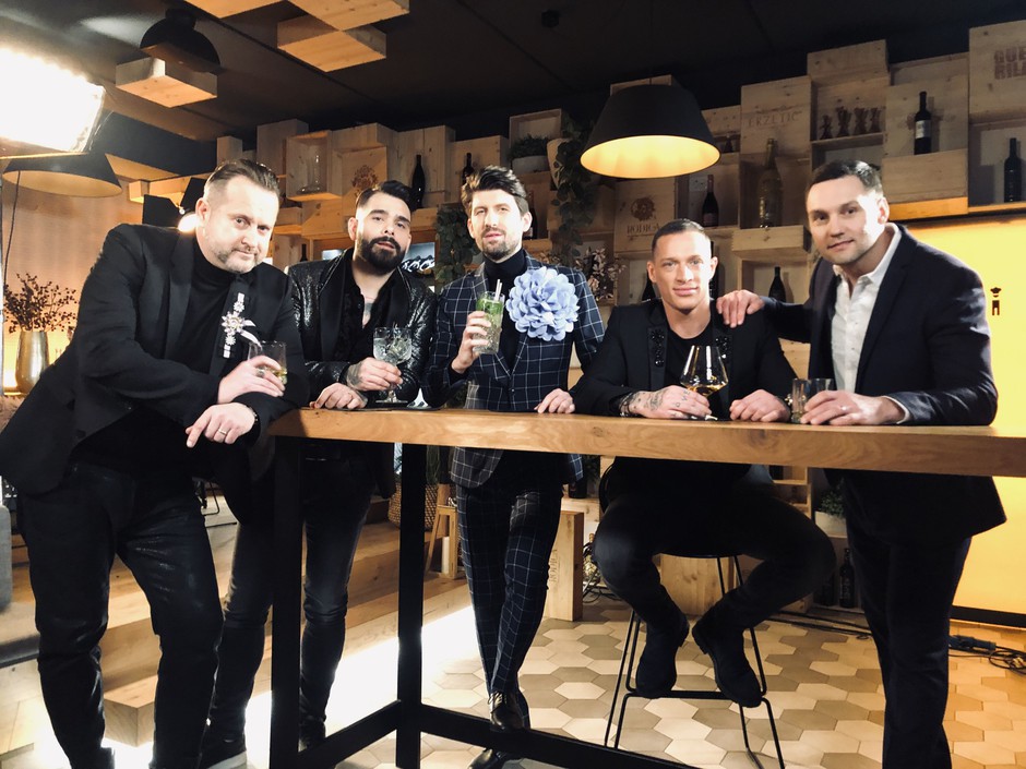 Luka Žvižej, Jani Jugovic, Denis Toplak, Miki Vlahovič, Tomaž Mihelič (foto: Ana Gregorič / POP TV)