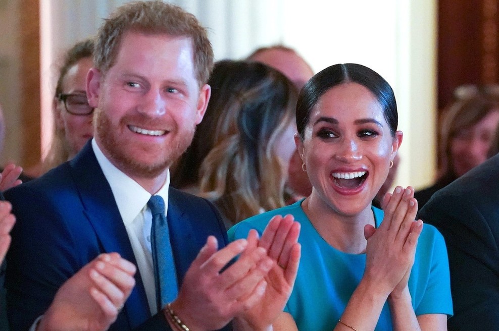 Poglejte si, kako zaljubljena sta bila videti princ Harry in Meghan Markle (foto: Profimedia)