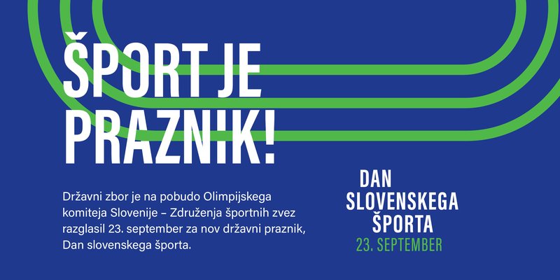 23. september razglašen za nov državni praznik - Dan slovenskega športa (foto: OKS)