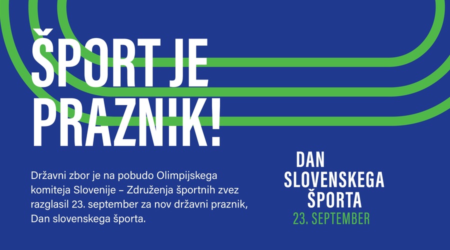 23. september razglašen za nov državni praznik - Dan slovenskega športa (foto: OKS)